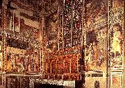 GADDI, Taddeo General view of the Baroncelli Chapel sg Spain oil painting artist